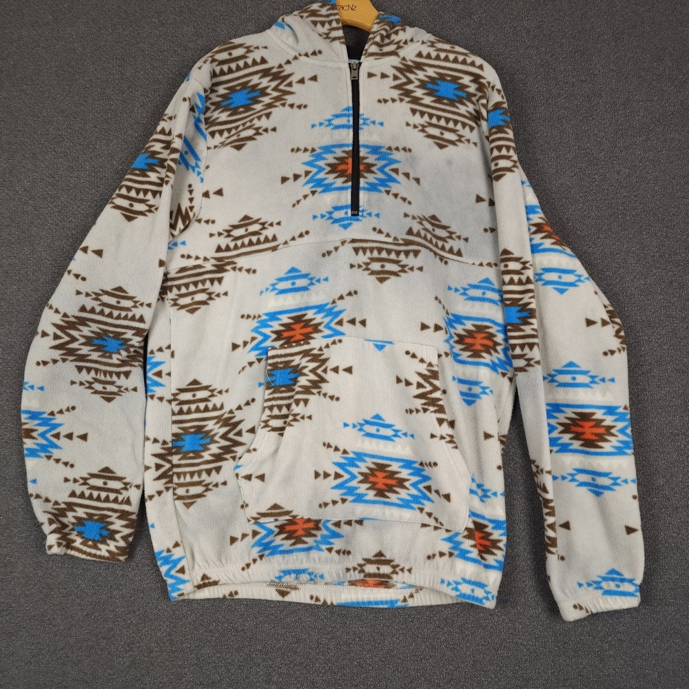 Rebels & Nomads Men's M Aztec Southwestern Fleece Hoodie‎ Pullover